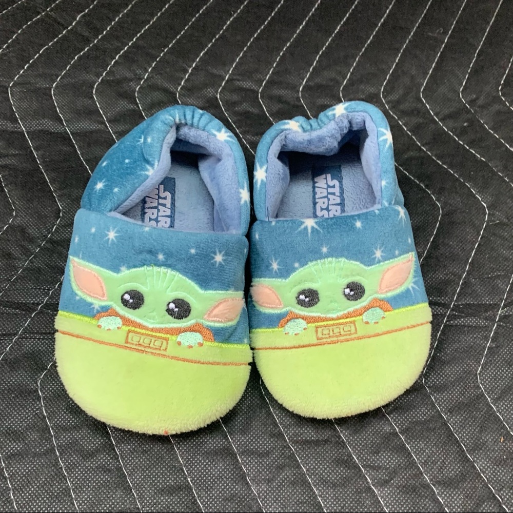 Toddler Stars wars baby Yoda slippers